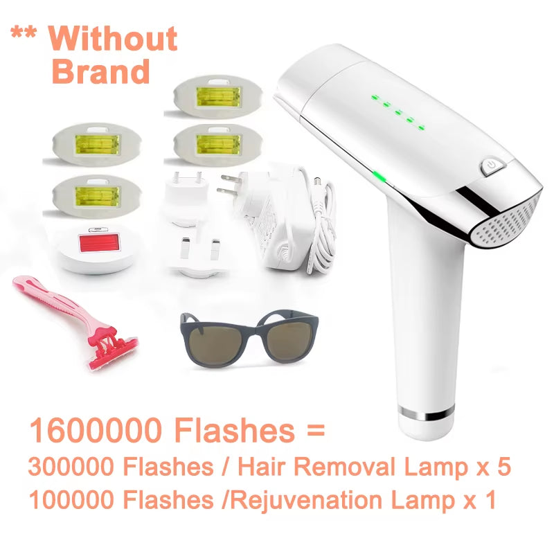 2In1 IPL Laser Hair Removal Machine Laser Epilator Hair Removal Permanent Bikini Trimmer Electric Depilador a Laser