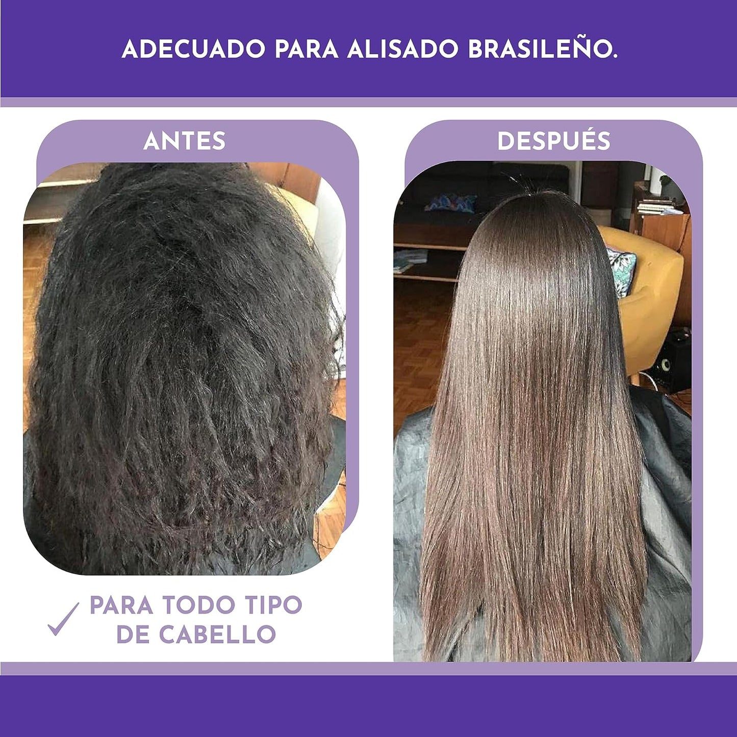 Lissara Classic Evolv - Plancha De Pelo Profesional - Placas De Nanotitanio Y Flotantes - Detector De Humedad - 230 °C - Especial Para Alisado Brasileño - Negra