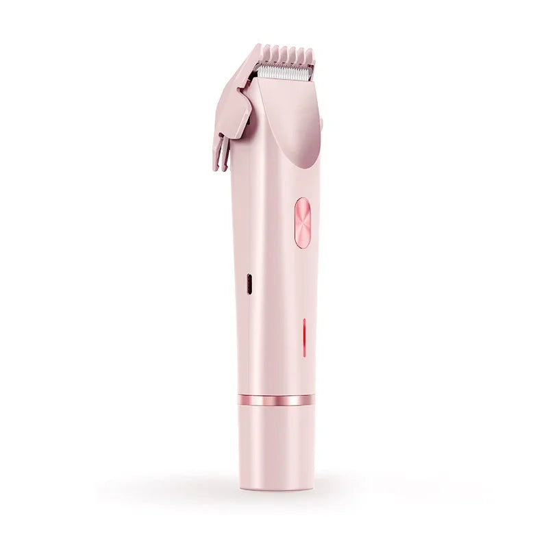 Dual Head Hair Trimmer Women Electric Razors Rechargeable Wet Dry Painless Shaver Machine Hair Remover for Body Private Areas