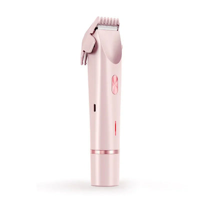 Dual Head Hair Trimmer Women Electric Razors Rechargeable Wet Dry Painless Shaver Machine Hair Remover for Body Private Areas