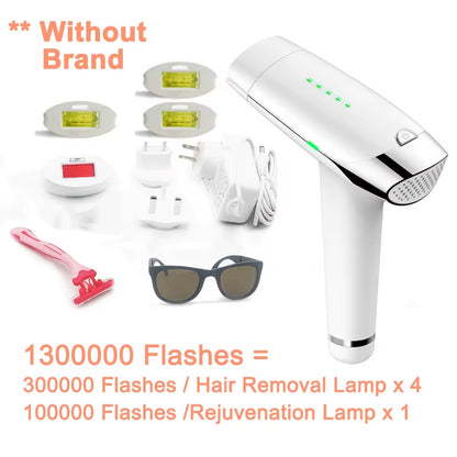 2In1 IPL Laser Hair Removal Machine Laser Epilator Hair Removal Permanent Bikini Trimmer Electric Depilador a Laser