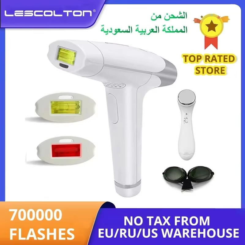 2In1 IPL Laser Hair Removal Machine Laser Epilator Hair Removal Permanent Bikini Trimmer Electric Depilador a Laser