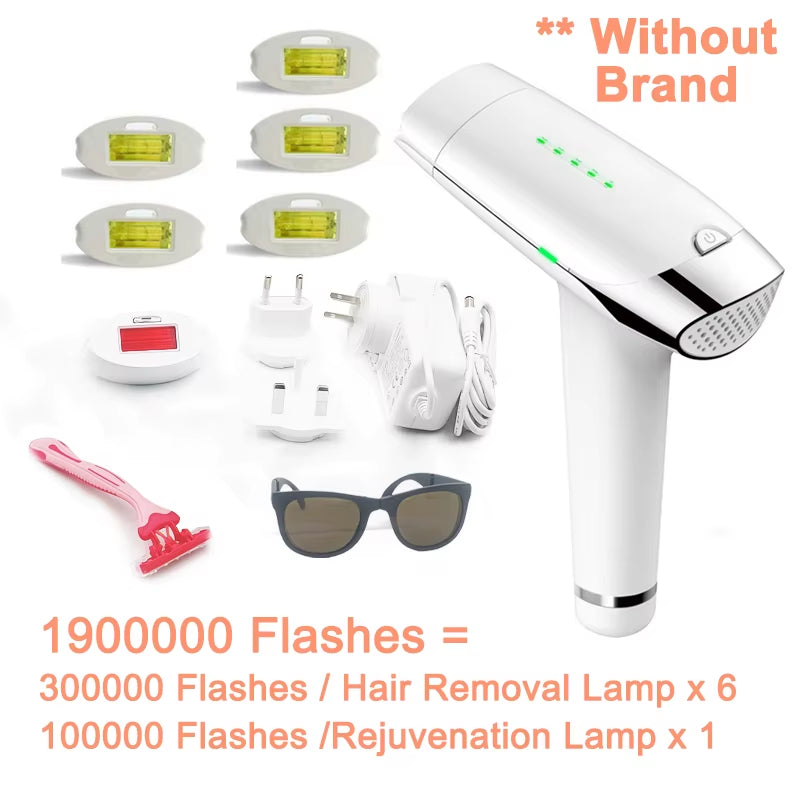 2In1 IPL Laser Hair Removal Machine Laser Epilator Hair Removal Permanent Bikini Trimmer Electric Depilador a Laser