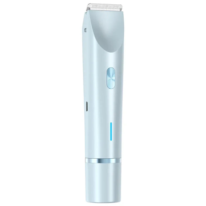Dual Head Hair Trimmer Women Electric Razors Rechargeable Wet Dry Painless Shaver Machine Hair Remover for Body Private Areas