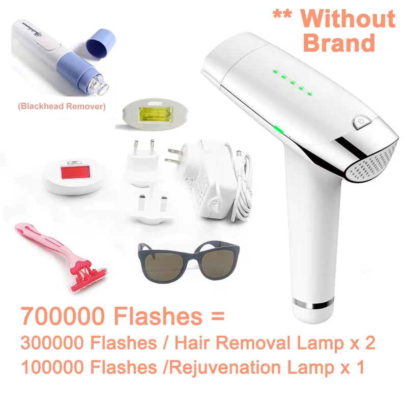 2In1 IPL Laser Hair Removal Machine Laser Epilator Hair Removal Permanent Bikini Trimmer Electric Depilador a Laser