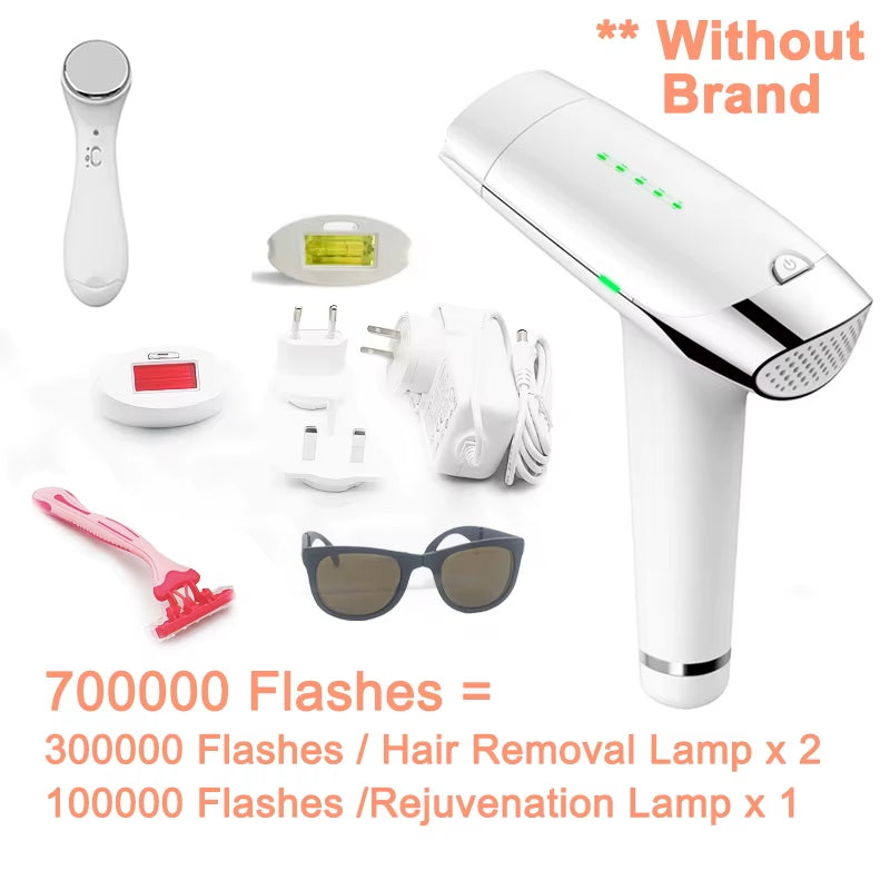 2In1 IPL Laser Hair Removal Machine Laser Epilator Hair Removal Permanent Bikini Trimmer Electric Depilador a Laser